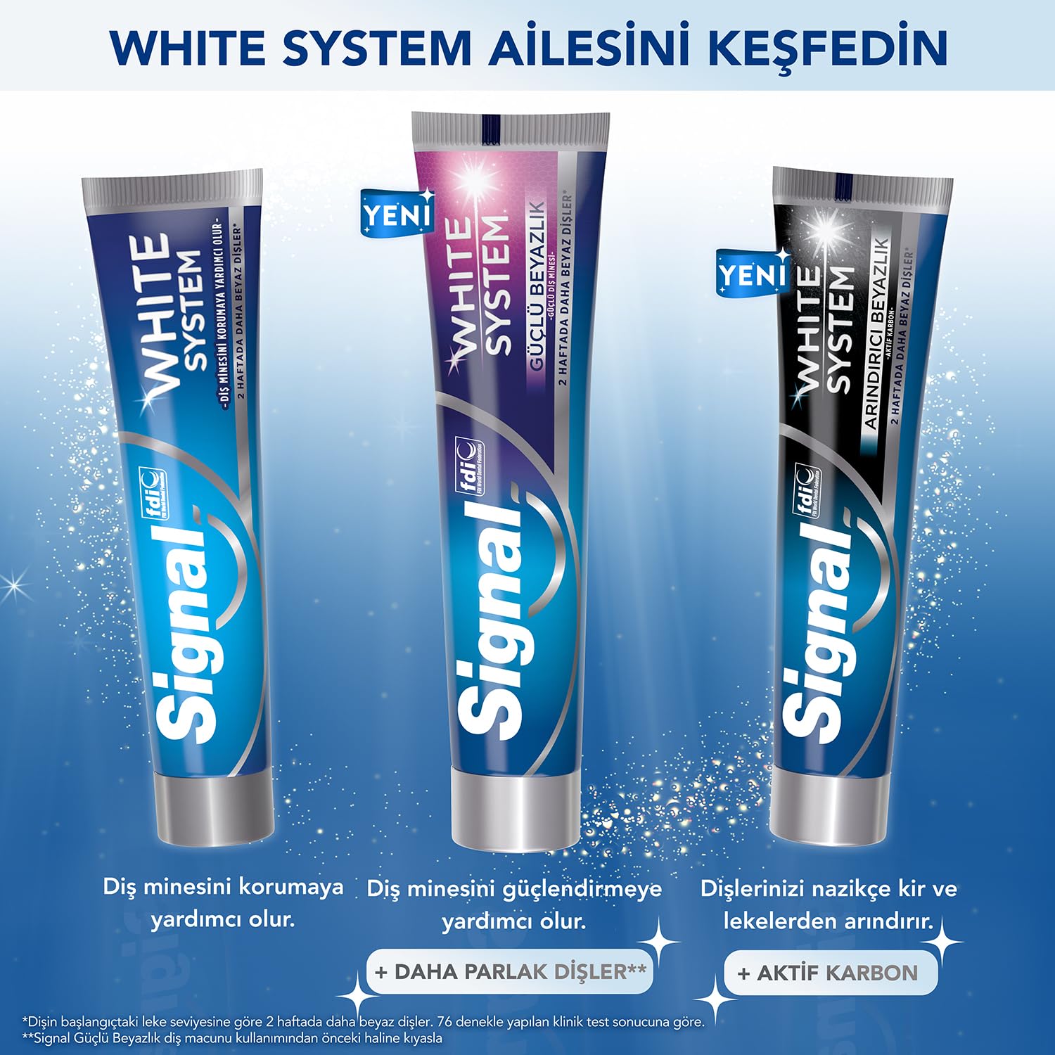 Signal White System Diş Macunu Güçlü Beyazlık Güçlü Diş Minesi 75 ml