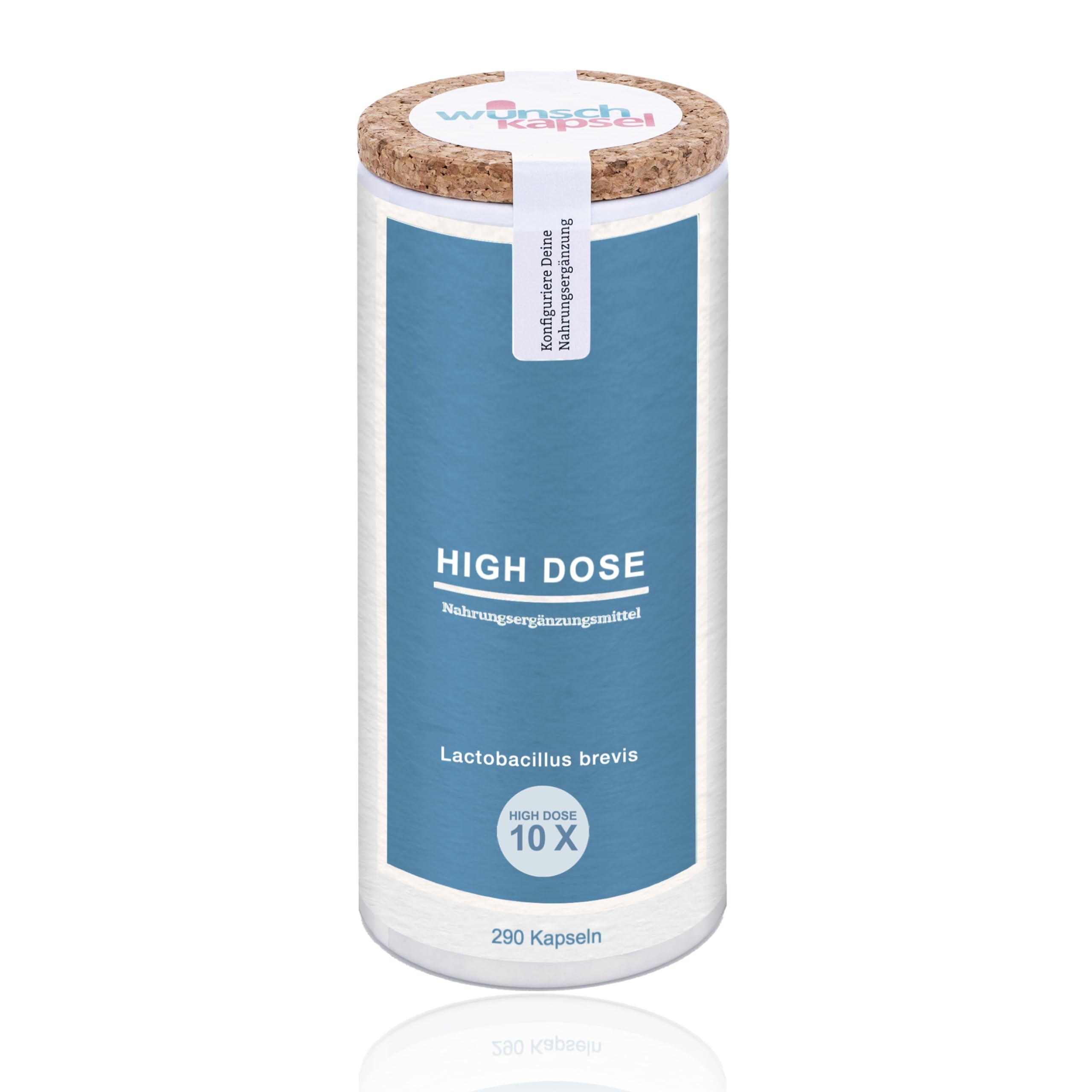 Lactobacillus brevis HD, 20 Milliarden (2 x 10^10) KbE, 290 Kapseln Inhalt