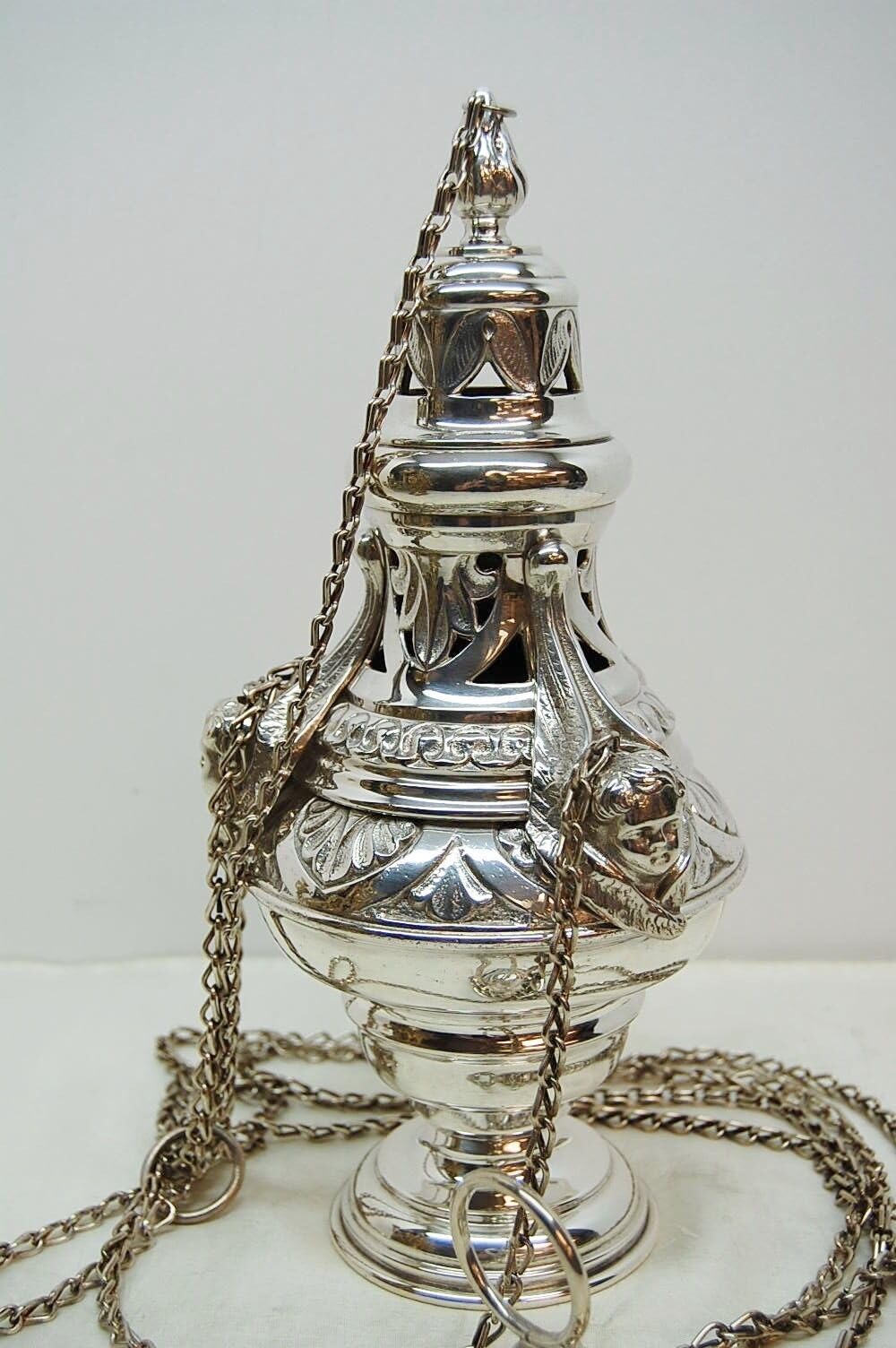 Amazon.com: Beautiful Triple Chain Angel Church Censer, Thurible