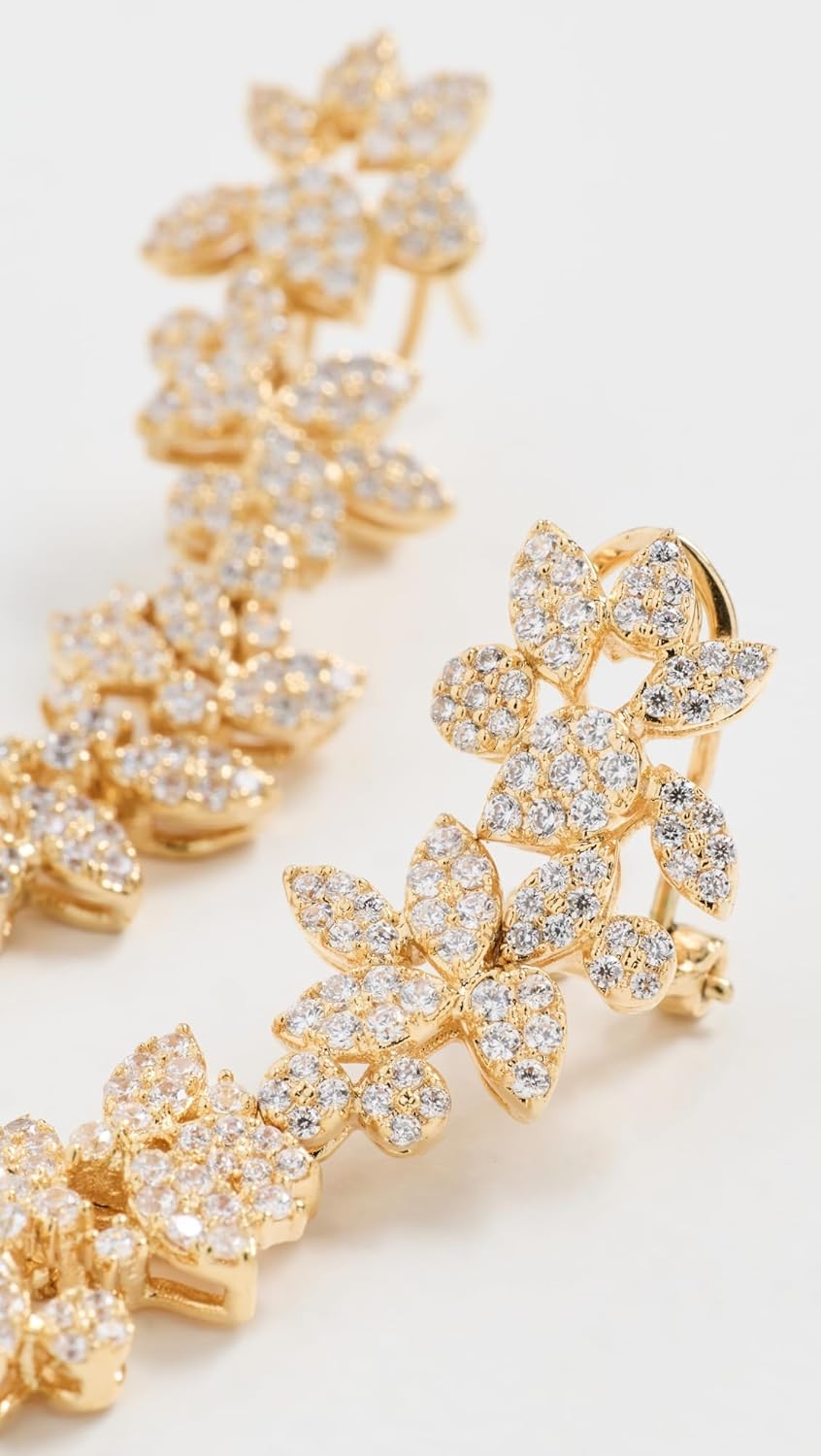 SHASHI Women's Sierra Drop Earrings, Gold, One Size - Image 3