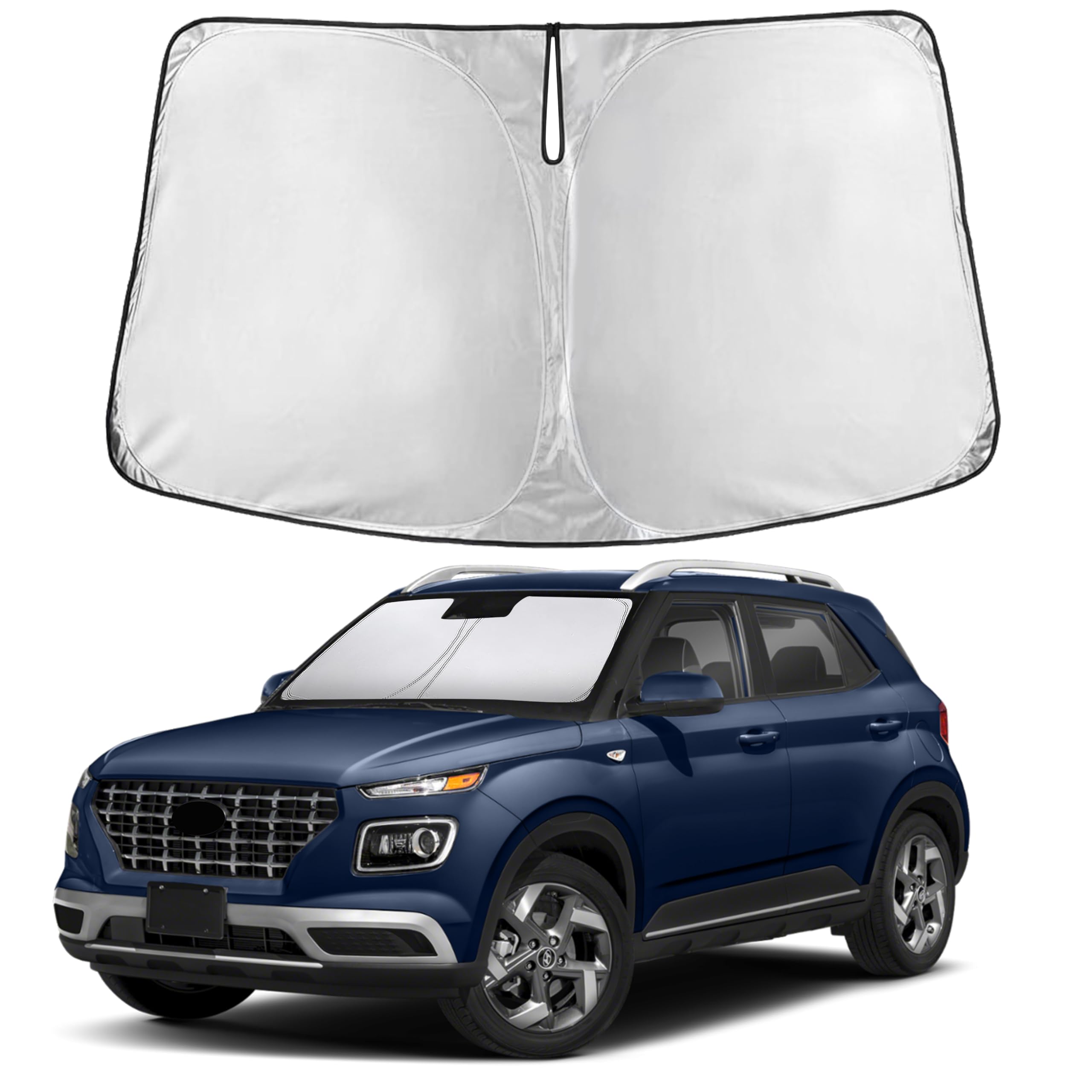 EcoNour Windshield Sunshade Compatible for Hyundai Venue 2020-2024 2025