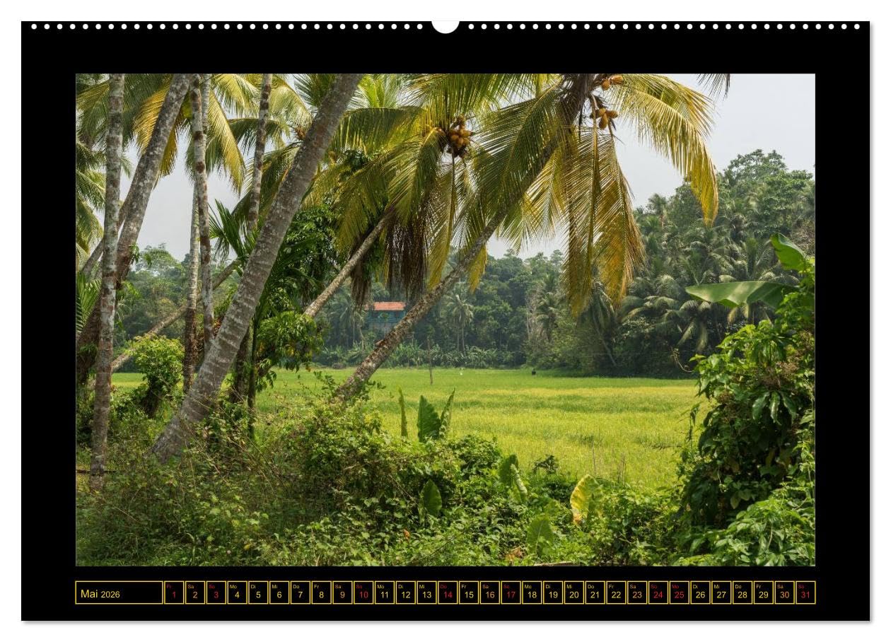 Sri Lanka - Landschaft und Kultur (hochwertiger Premium Wandkalender 2026 DIN A2 quer), Kunstdruck in Hochglanz: Sri Lanka - Tropische Insel mit jahrtausendealter Kultur (CALVENDO Orte)