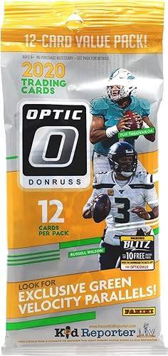 2020 Donruss NFL Optics Football Trading Card Fat Pack