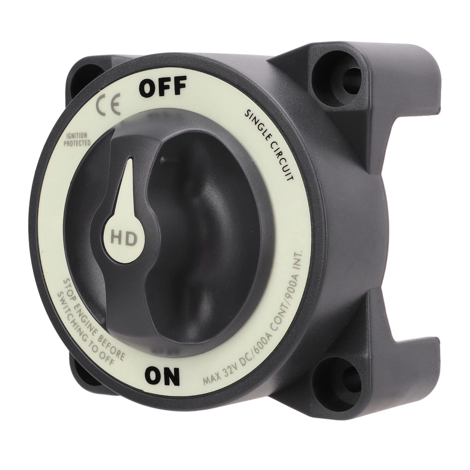 Marine Master Battery Switch 600A 32V Single Circuit On Off Power Switch for Marine Boat RV