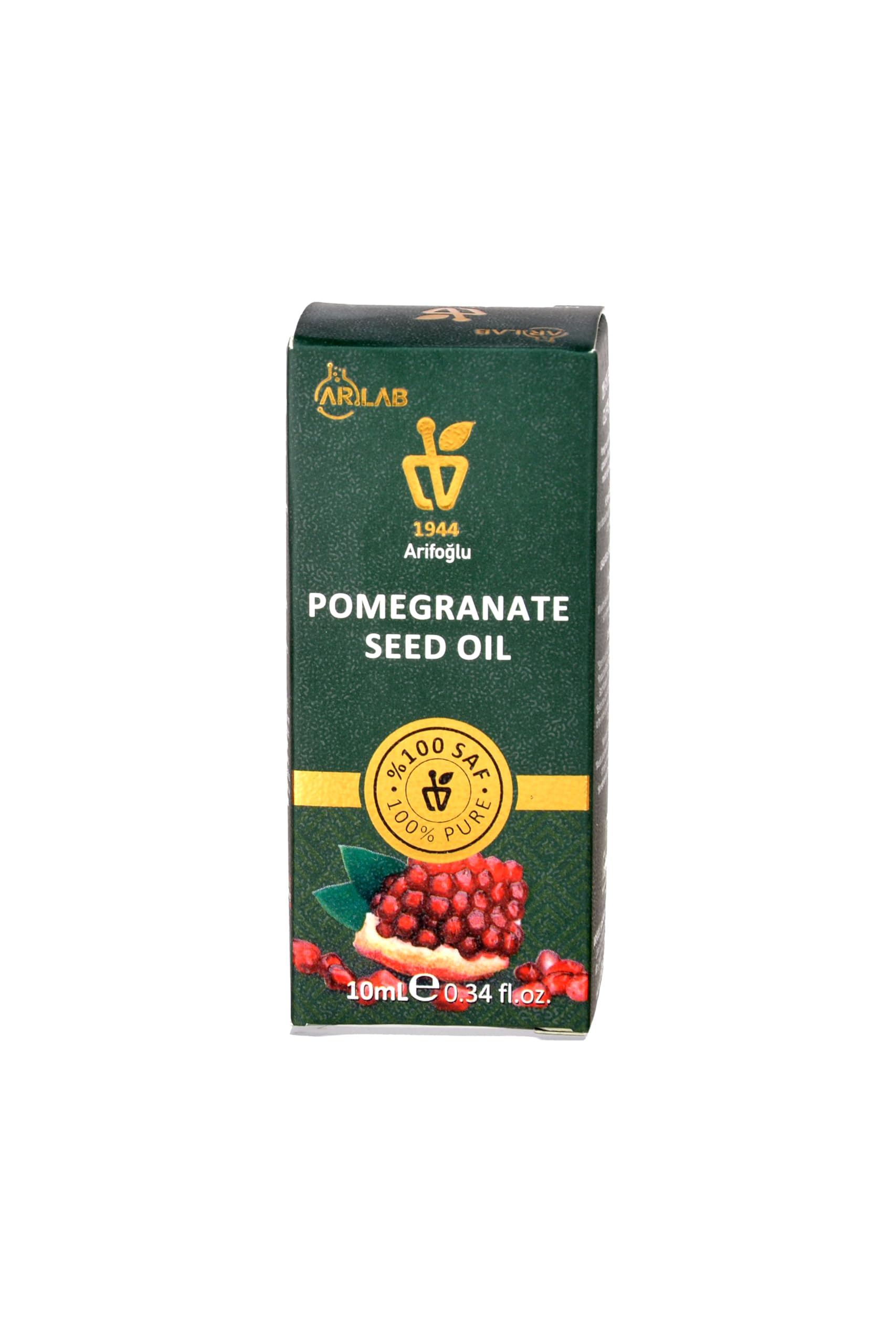 Arifoğlu Nar Çekirdeği Yağı 10ml%100 Saf Yağ ARLAB Pure Pomegranate Seed Oil 10ml