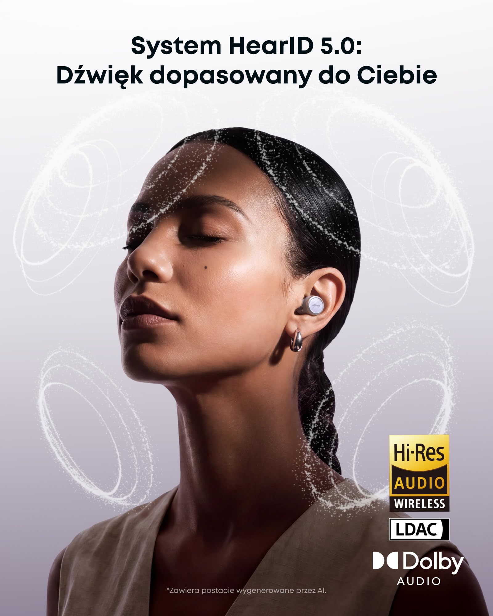 Anker soundcore bezprzewodowe słuchawki douszne Liberty Buds 2 z ANC