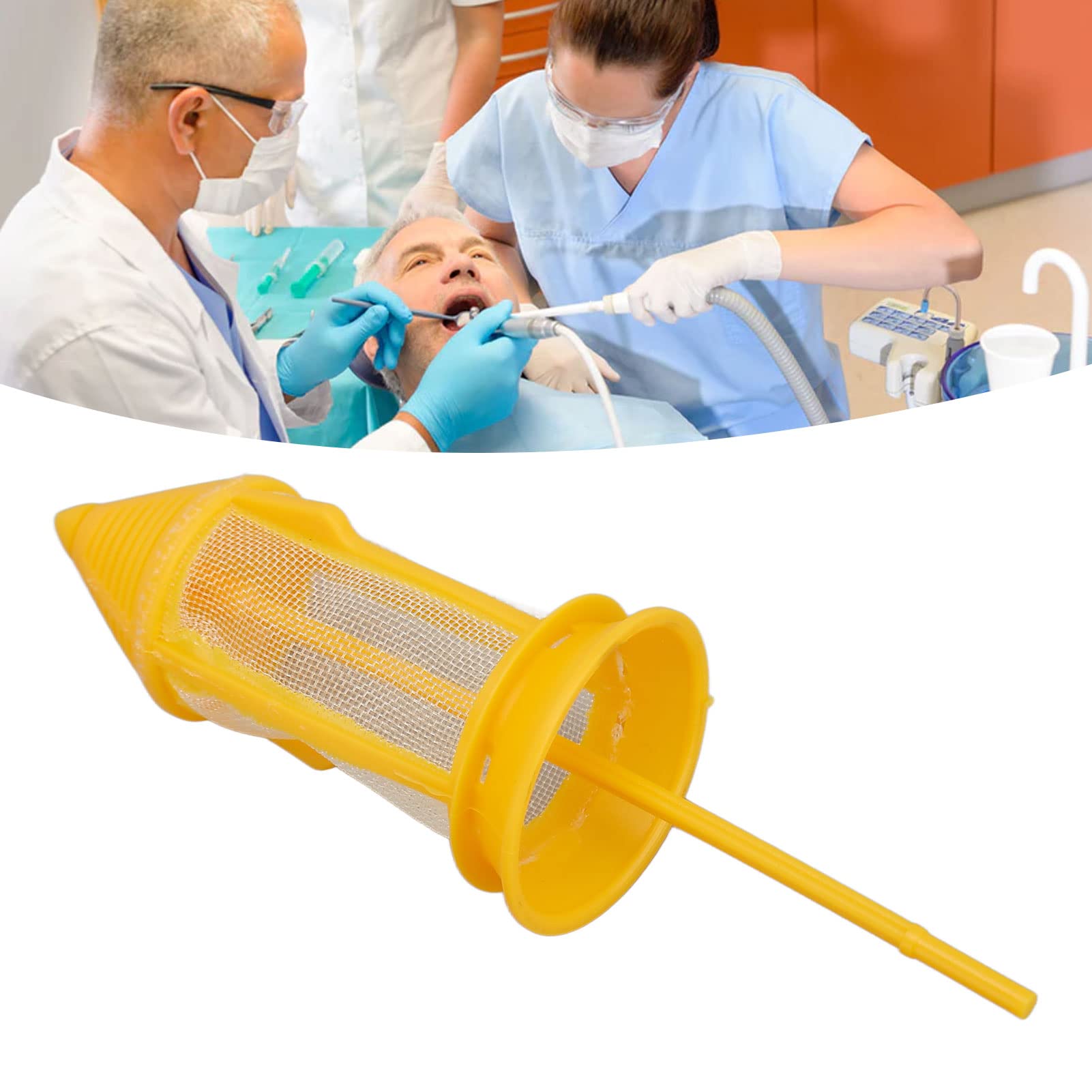 Valve Strong Suction Weak Suction Filter Yellow Dental Chair Water Filter Part Replacement Accessory - Image 4