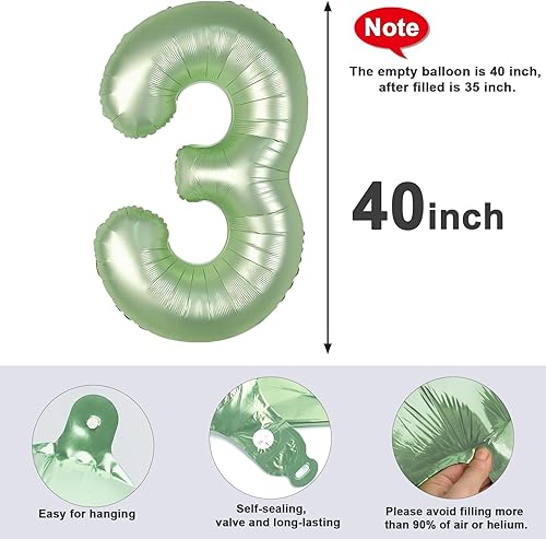 Vista 906 de Globos de números 0 de 40 pulgadas, globos negros de números para números 10, 20, 30, 40, 50, 60, 70, 80, 90, 100, globos de números 10, 20, 30, 40