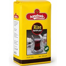 Hanabade Rize Turist Turkish Black Tea &ndash; Authentic Loose Leaf Black Tea &ndash; Rich Aroma & Smooth Taste &ndash; Traditional Breakfast & Daily Tea &ndash; 500g (17.6 oz)