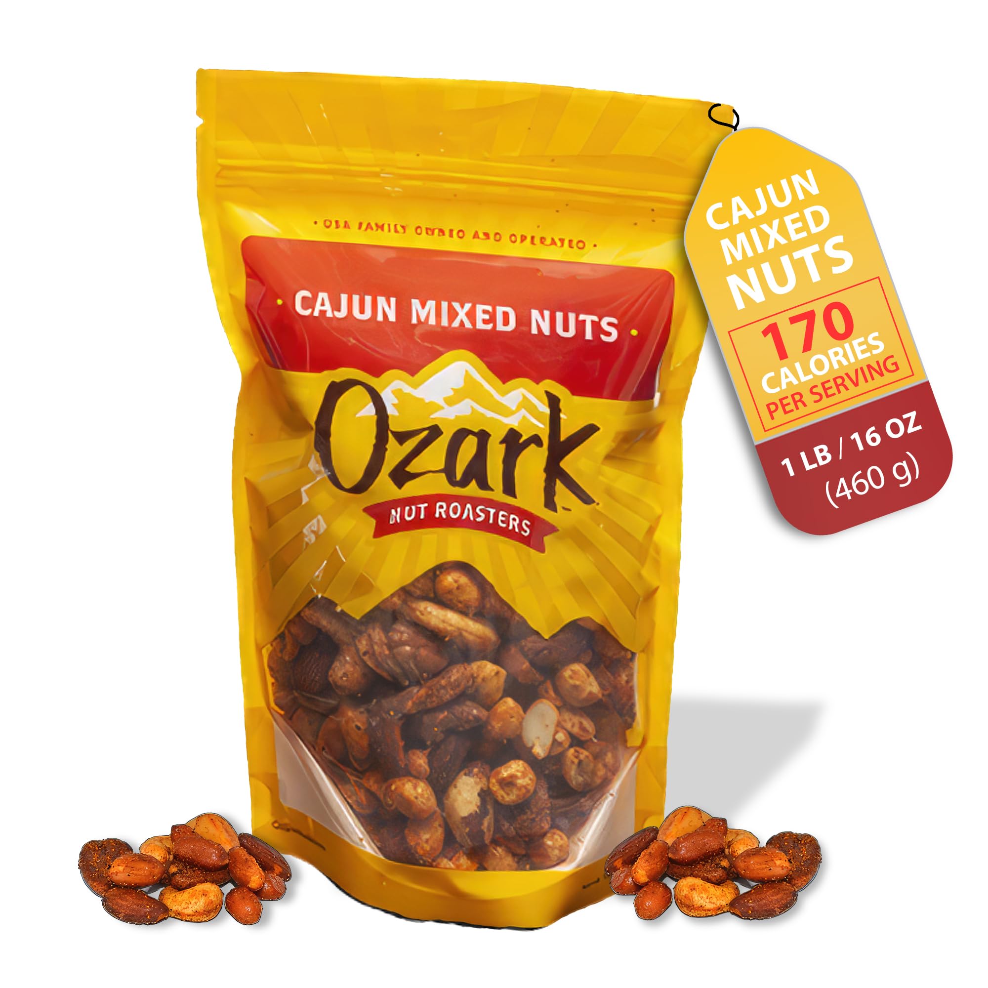 Amazon.com : OZARK NUT ROASTERS, Cajun Mixed Nuts, Hot & Spicy