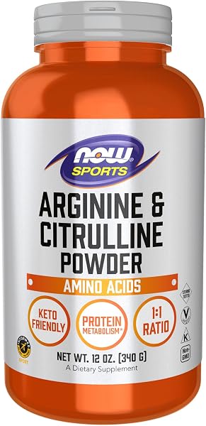 NOW Foods Arginine & Citrulline Proszek