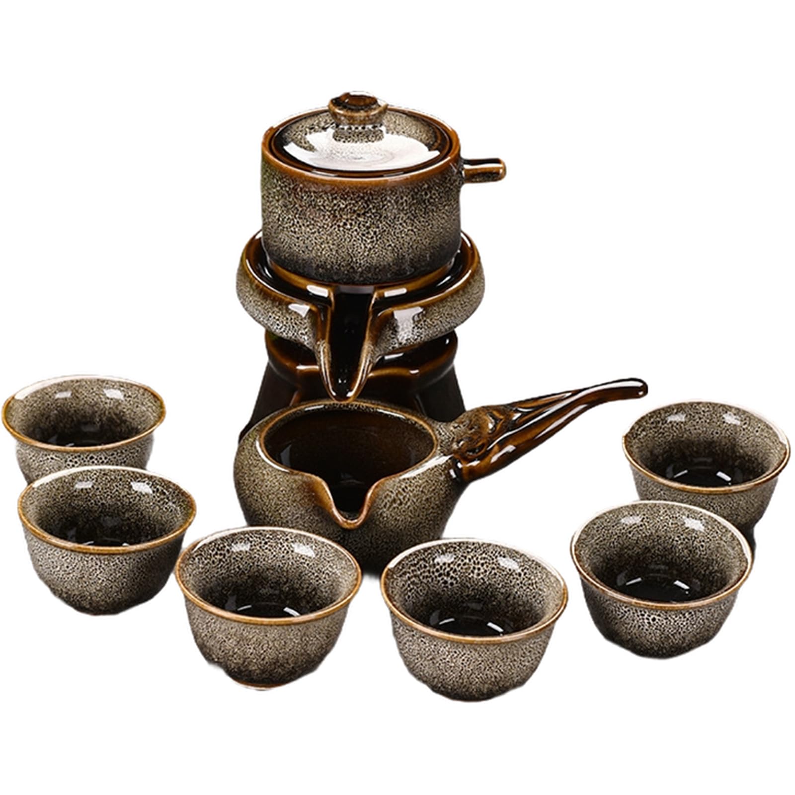 Service à thé Lazy Tea GongFu automatique en pierre pour infusion traditionnelle