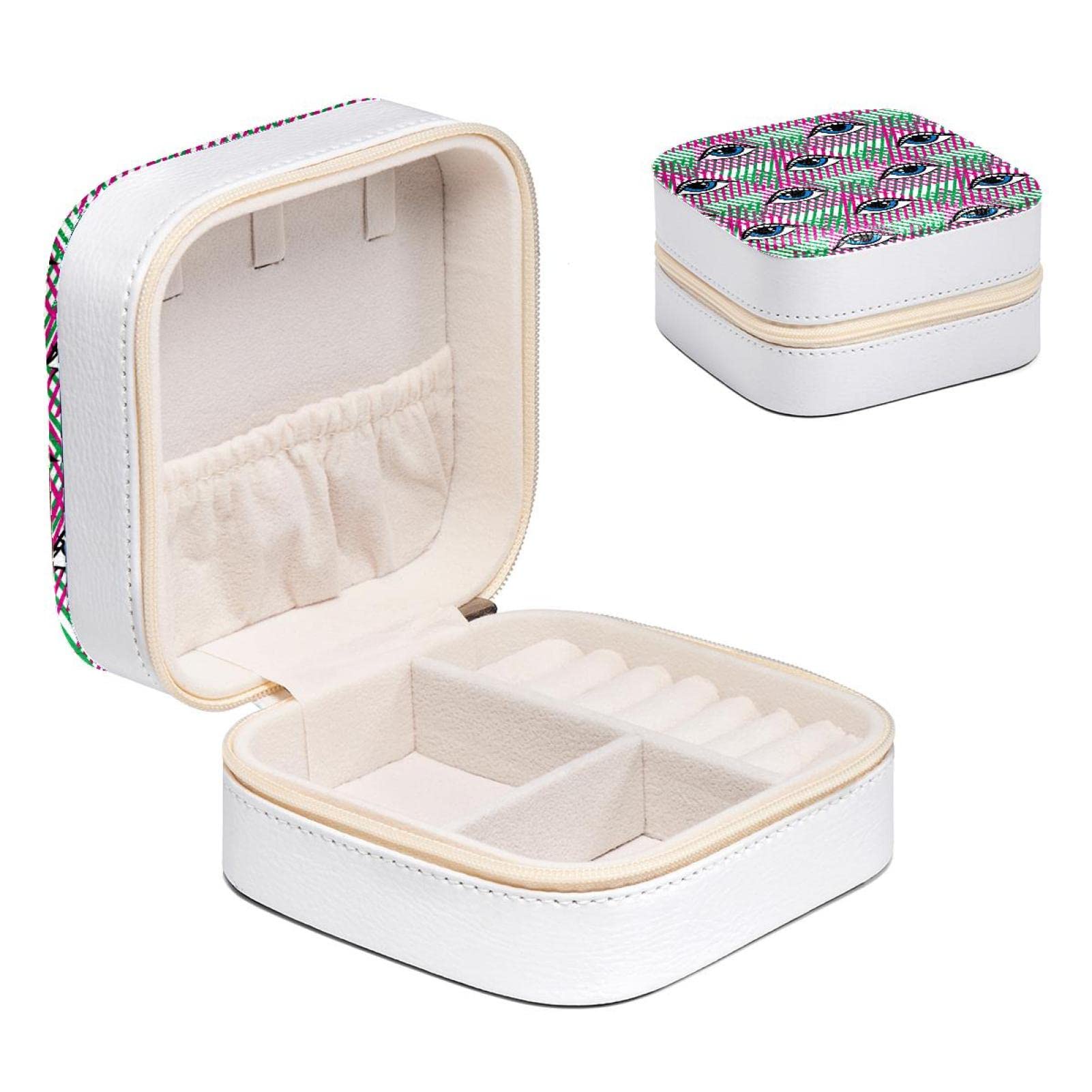 Boîte à bijoux pour femme et fille range-bagues 10x10 cm