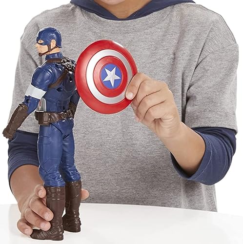 Miniatura 6 de TheAvengers Titan Hero Tech Captain America - Figura de acción de voz de 12 pulgadas