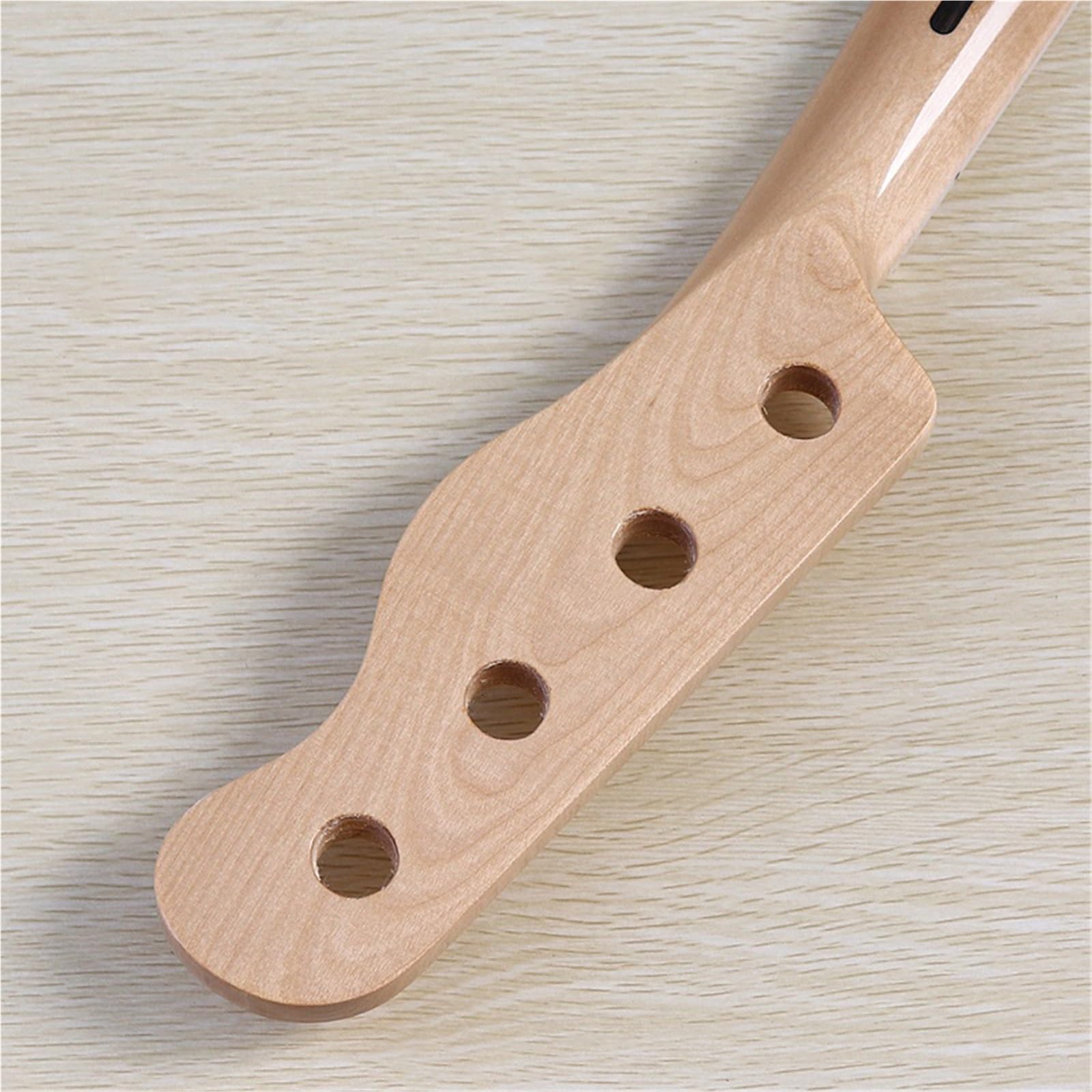 Wymiana Gryfu Gitary Gitara Basowa Czterostrunowa Dla Praworęcznych I Leworęcznych Z Jasnym Klonem Akcesoria Do Modyfikacji DIY(Left)