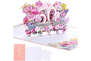 60th Birthday Pop Up Card, A Thoughtful Birthday Gift for Her