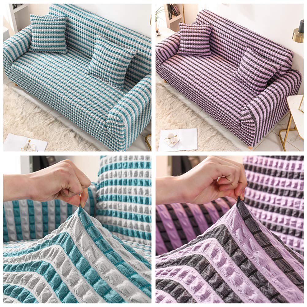 Sofá Y Sofá,Protector Cubierta Protectora De Muebles,Elegante Jacquard Cubierta del Sofá,Salón High Stretch Cubierta del Sofá,Spandex Jacquard-Un 2 plazas