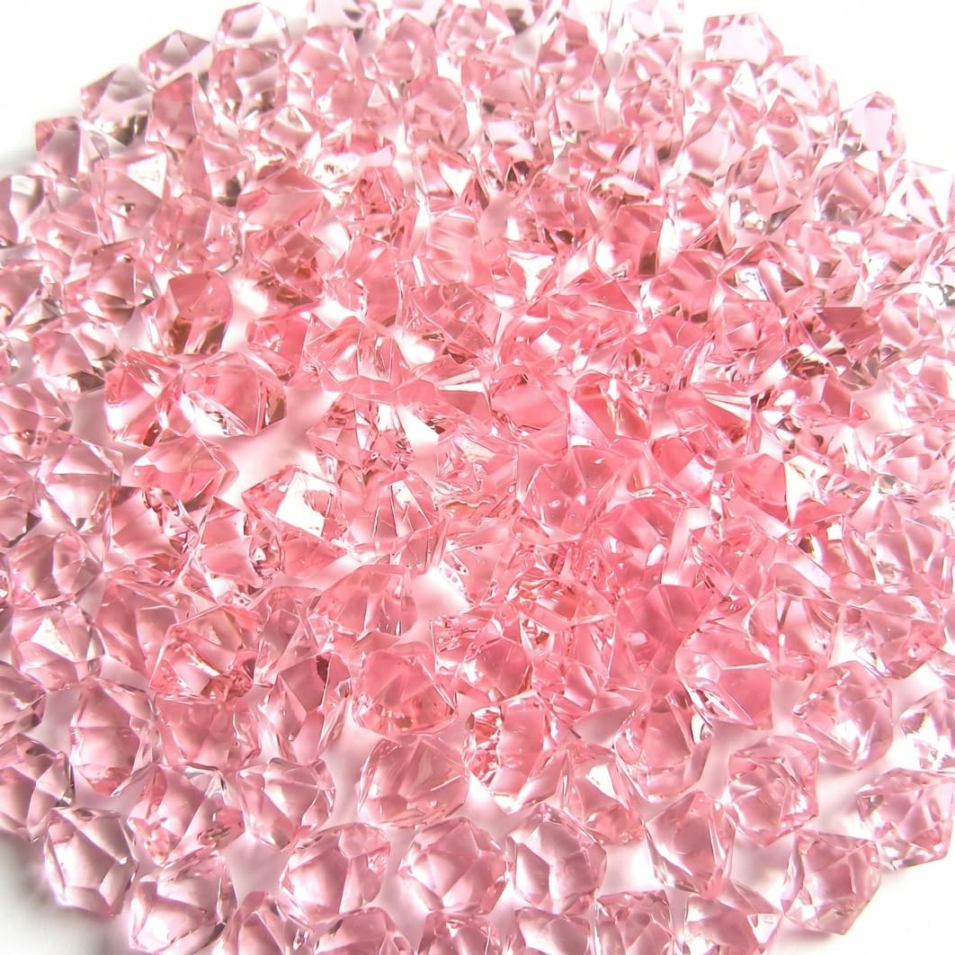 Remplisseurs vase centres table diamants glace pilée pierres cristal acrylique