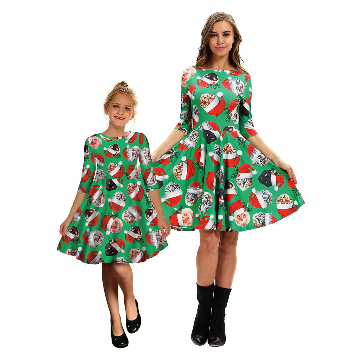 Robe de Noël mère fille costume fantaisie idéal comme cadeau