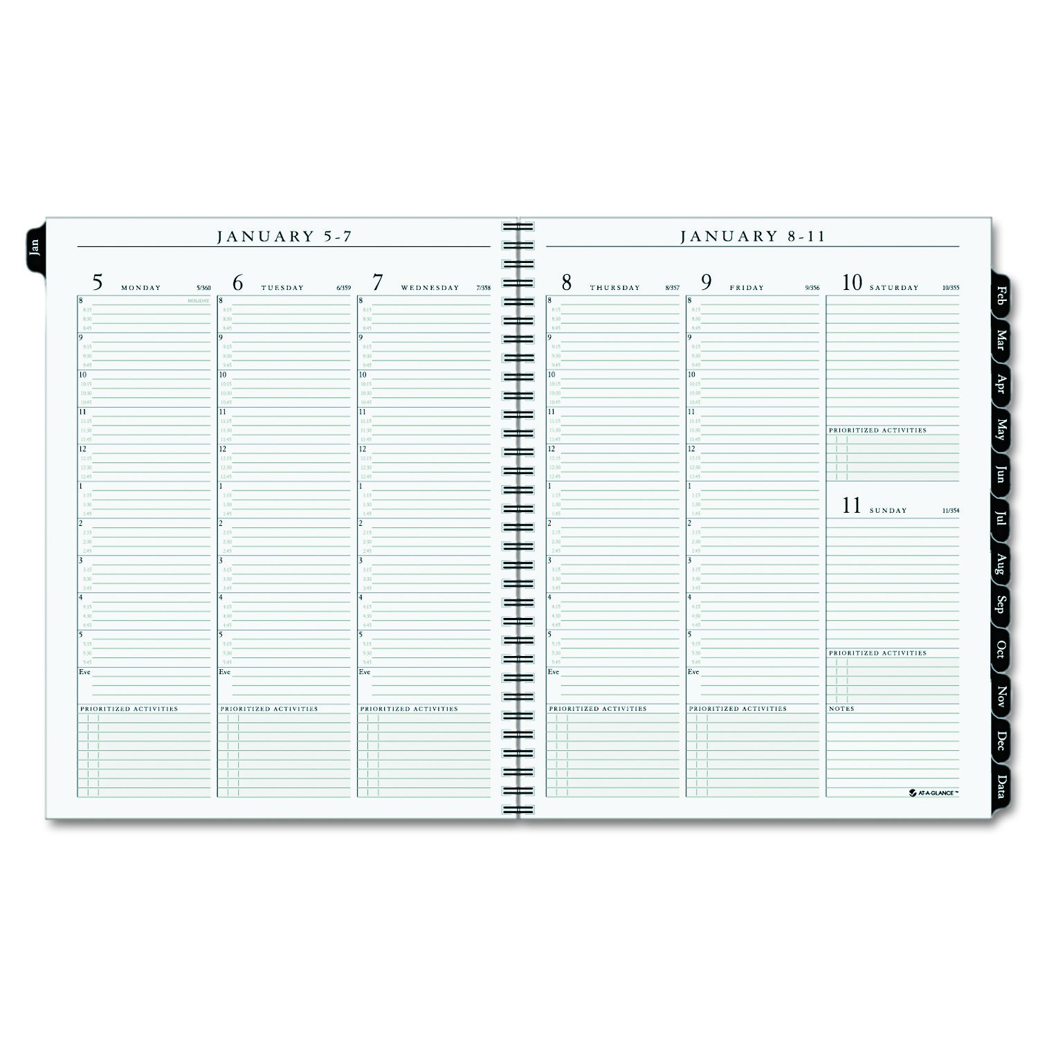 AT-A-GLANCE Weekly & Monthly Organizer Refills - View #7