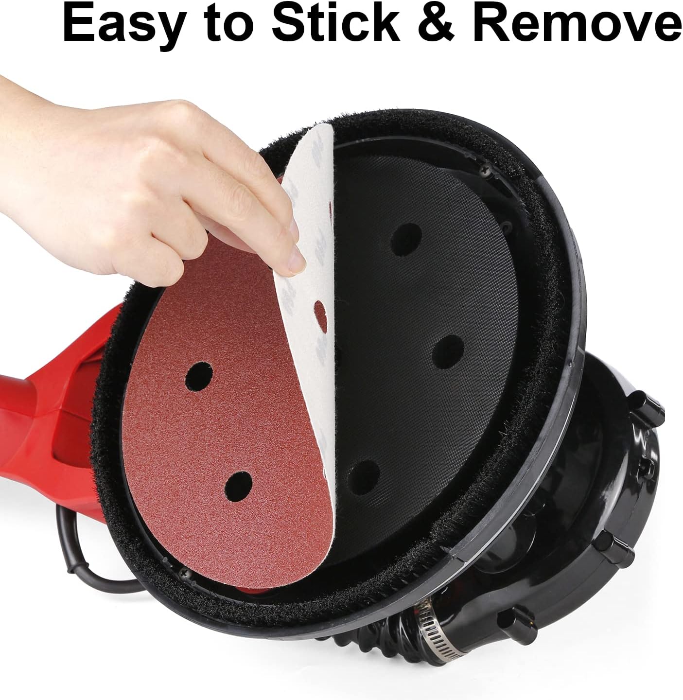 POPULO Drywall Sander Sanding Discs Set 24 Pcs, 9 Inch 6 Hole Sander Sandpaper, 4Pcs Each of 60/80/120/150/180/240 Grits