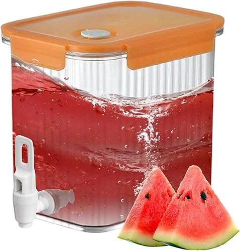 Dispensador de bebidas de 0.66 galones con espitas,Dispensadores de bebidas para refrigerador de 2,5 litros con espiga,Recipiente de agua fría para