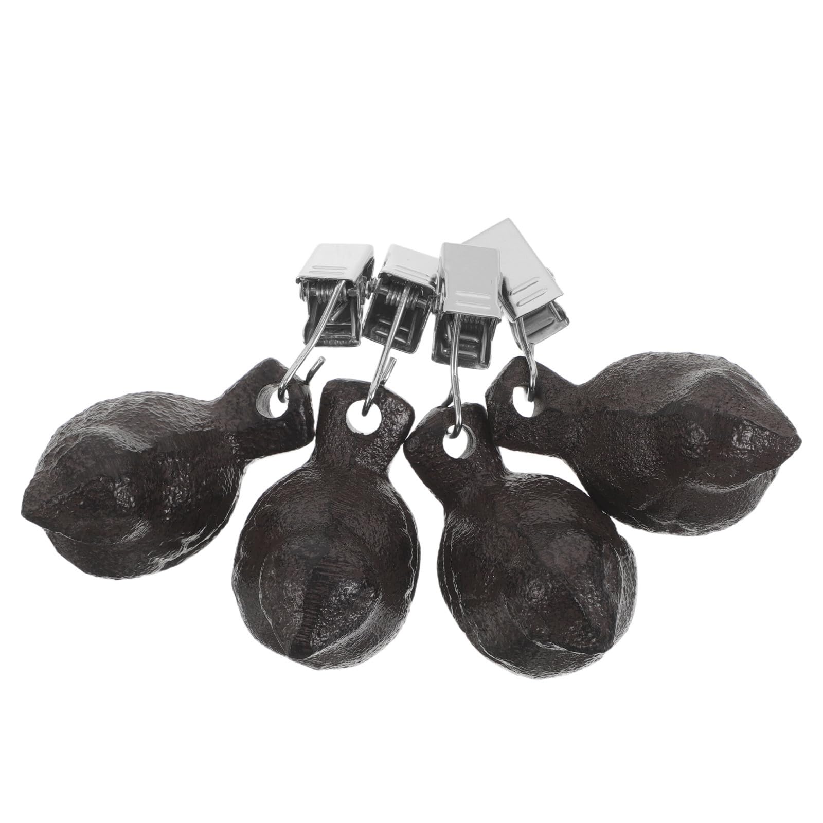 Pesas para mantel negro clips de hierro fundido vintage antiviento para eventos
