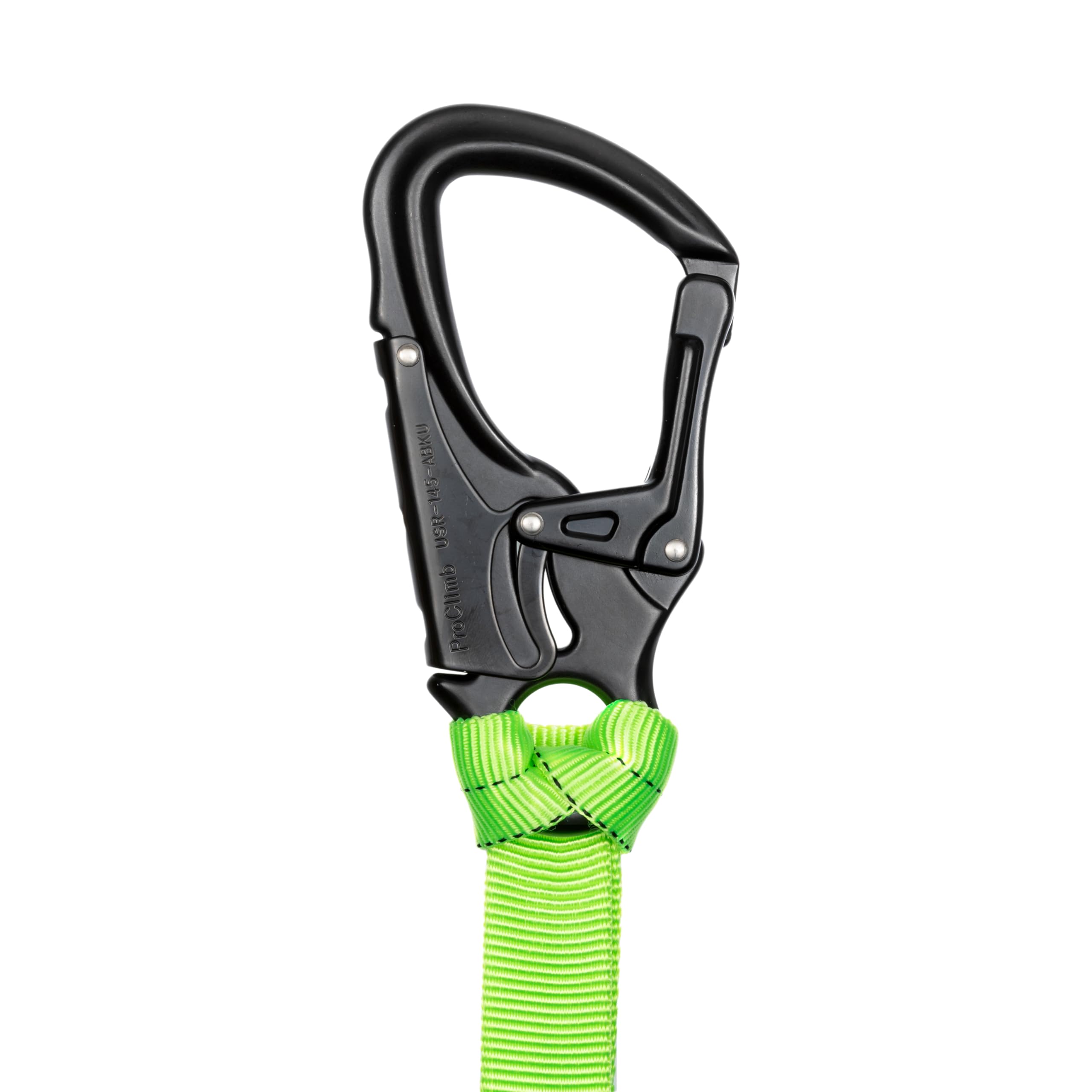 Arborist Speedline Kit – leichter, langlebiger 7075 Aluminium-Karabinerhaken, belastbares 2,5 cm Nylon-Gurtband, 29 kN Schlingenstärke