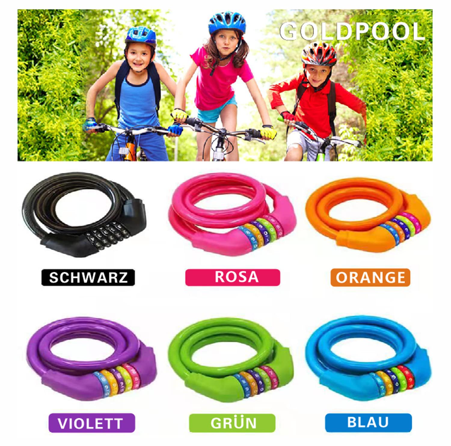 GOLDPOOL: Fahrradschloss