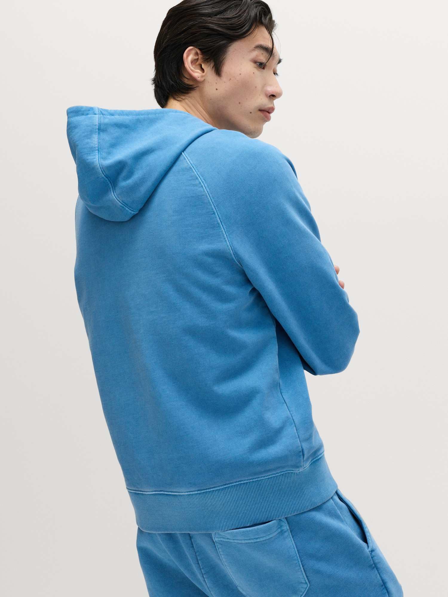 Marks & Spencer Herren Baumwolle Sweatshirt Regular | Ärmellänge: Cap-Ärmel, Rundhalsausschnitt