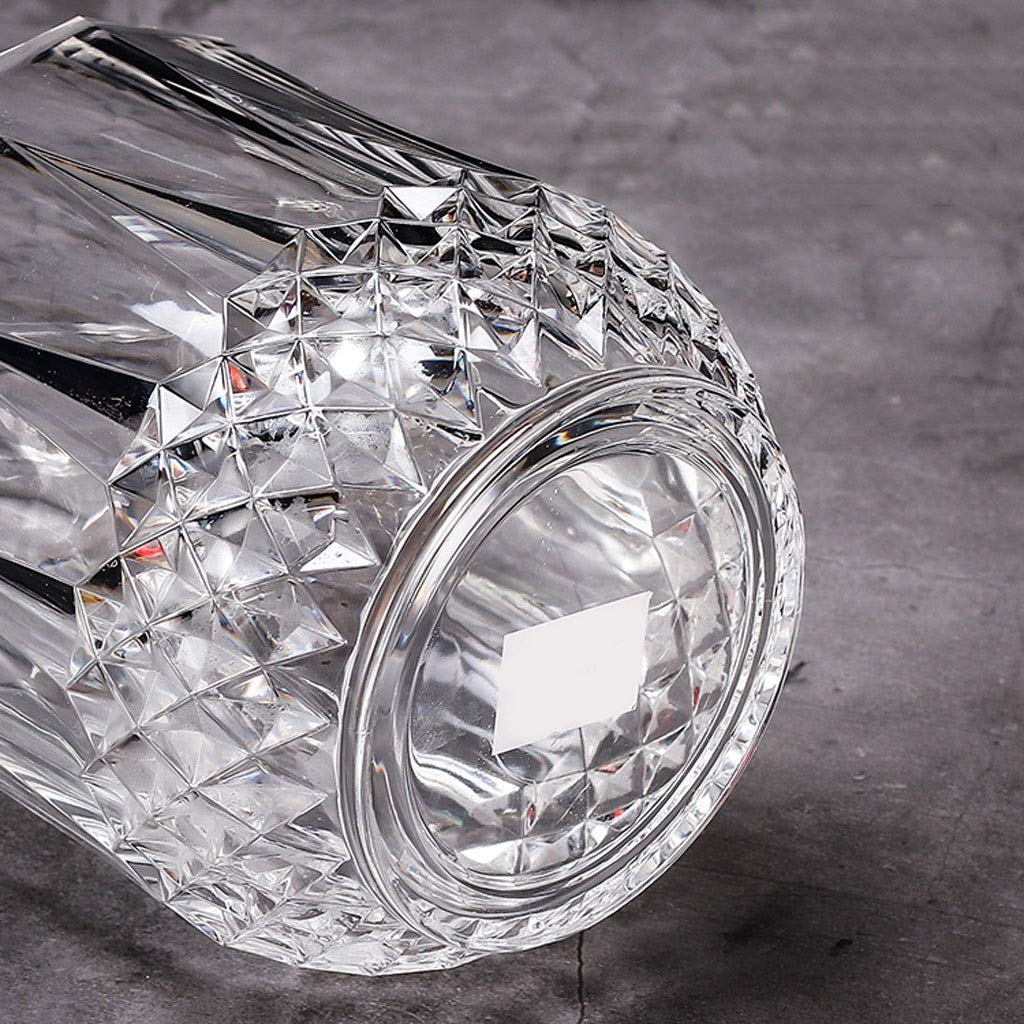 EIN Eiskübel Acryl-Kleiner EIS-Eimer mit Griff-Bar-Restaurant-Bier-Cocktail-EIS-Eimer Home Candy-Getränk-Eimer mit Edelstahl-Eisclip Eiskühler Sektkühler Eiswürfelbehälter (Color : Clear)