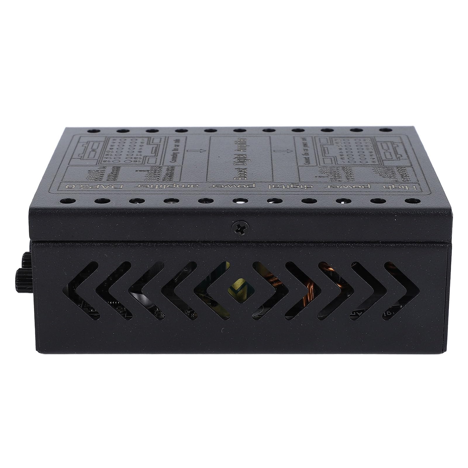 Amplificador de Coche, Amplificador Dsp para Automóvil, Procesador de Sonido Digital 50w Rms X4 Clase Ab, Ajuste de Agudos Y Graves para Instalación de de Audio para Automóvil Diy