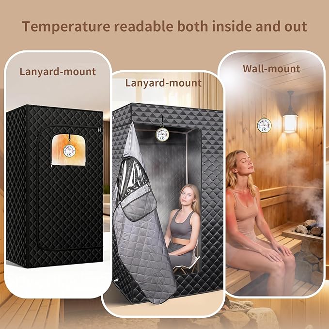 Termómetro e Higrómetro para Sauna, outapex outa-151, 1x1x1 pulgadas miniatura 5