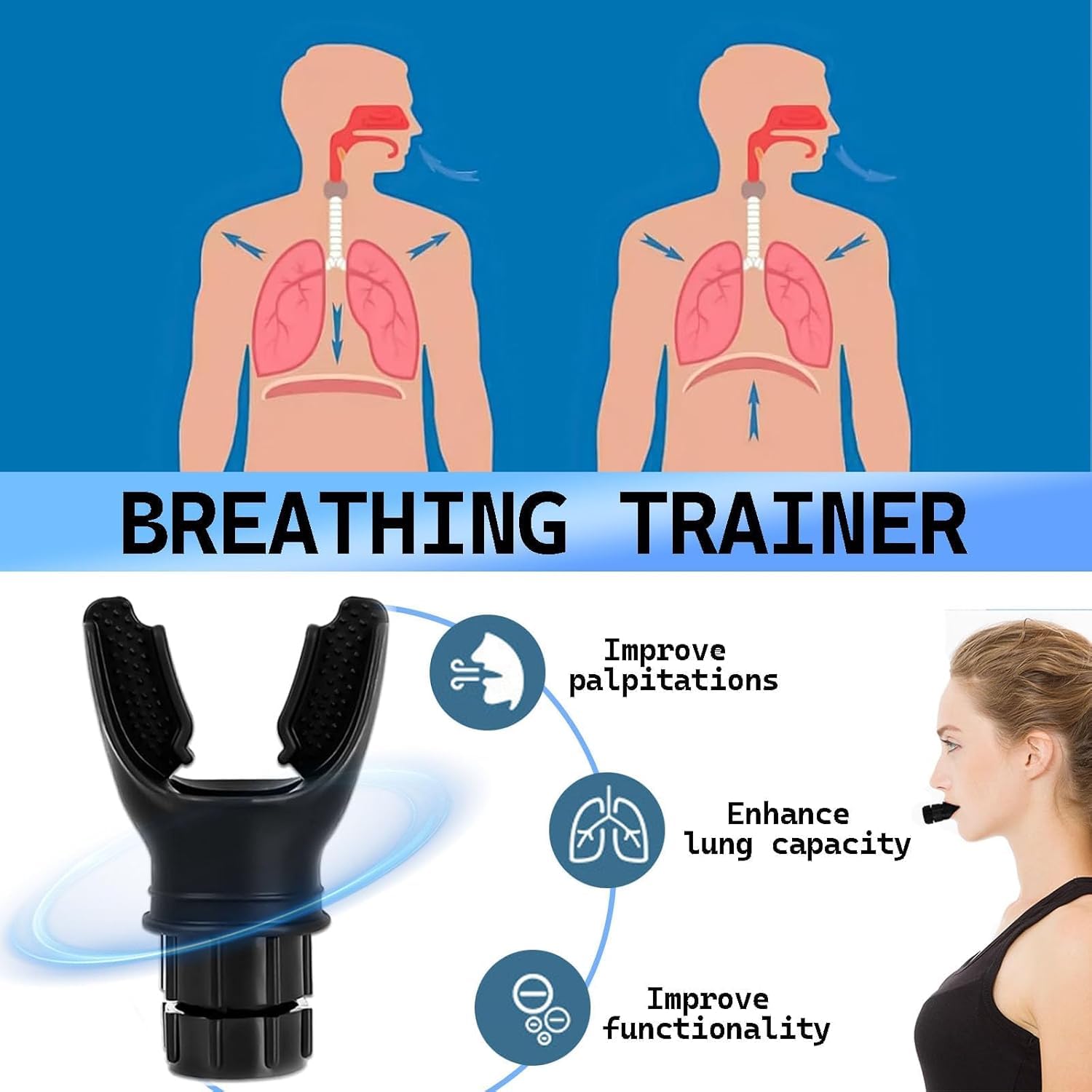 MaoNativey Atemtrainer – 2 Stück, Einstellbarer Widerstand, Lungentrainer Aus Silikon & ABS, Für Sportler, Schwimmer & Alltag – Verbessert Lungenkapazität Und Ausdauer MaoNativey Atemtrainer – 2 Stück, Einstellbarer Widerstand, Lungentrainer Aus Silikon & ABS, Für Sportler, Schwimmer & Alltag – Verbessert Lungenkapazität Und Ausdauer