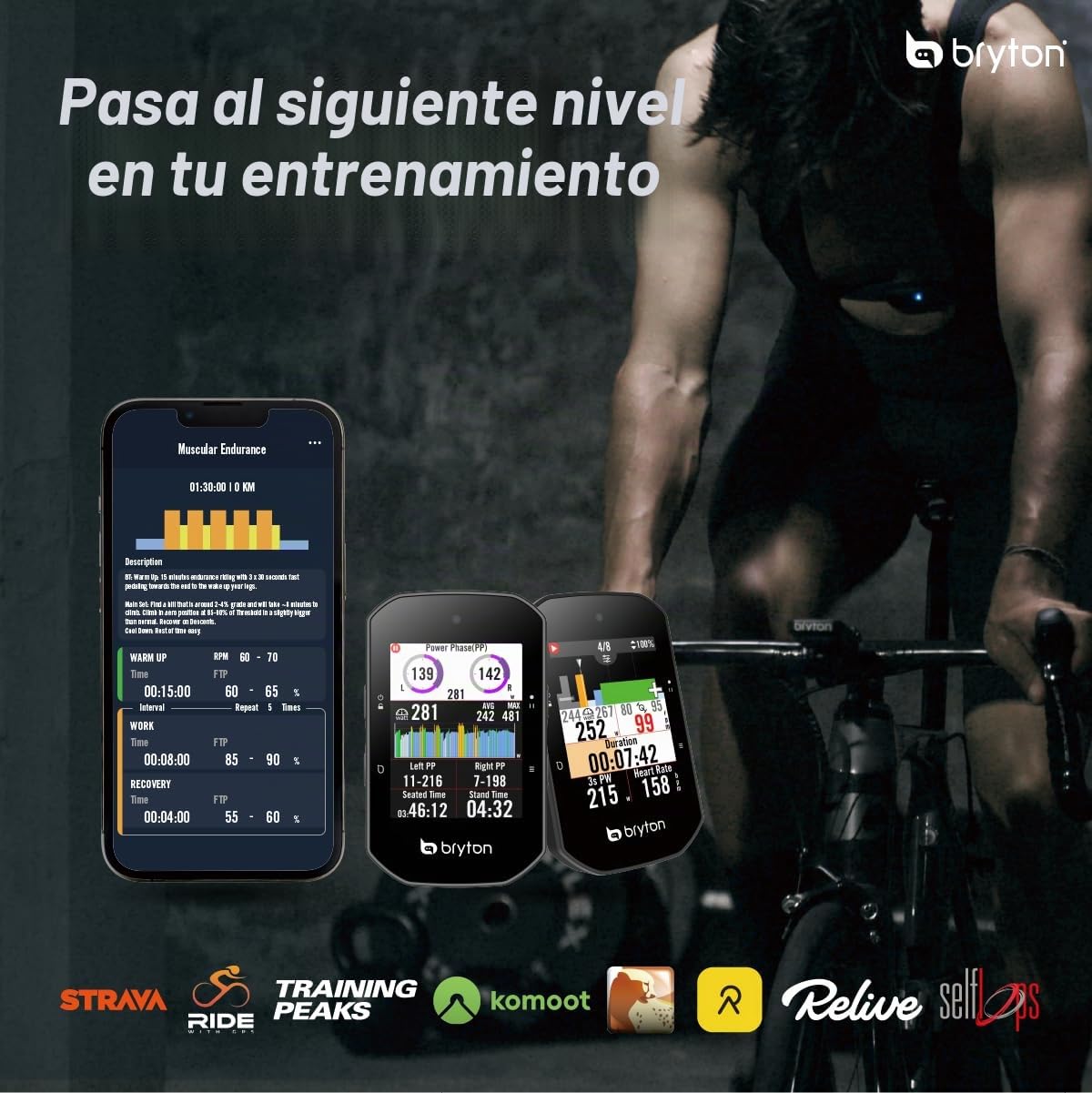 Bryton, CICLOCOMPUTADOR GPS BRYTON Rider S500 e