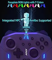 Vista 6 de MOBAPAD Elite Wireless Switch Controller for Nintendo Switch ProLiteOLED, HD Rumble Controller for PC Android iOS MacOS Steam Emulator, Local Macro