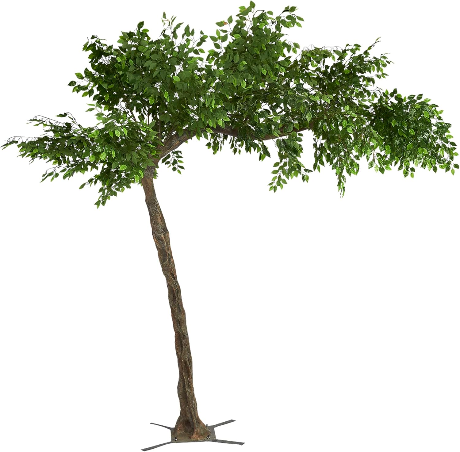 Fake Decorative Fig Tree – 9ft x 10½ ft., Natural Green, Wedding Fig Tree Branch for Lights, Vines, Artificial Flower Decoration, Indoor/Outdoor Décor| Event Décor