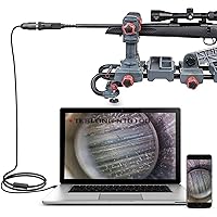 Vista 1 de Teslong Boroscopio para Rifle, Cámara de Limpieza de Armas - Compatible con Calibre.20 y Mayor - Herramienta de Inspección Visual de Cañón para Caza