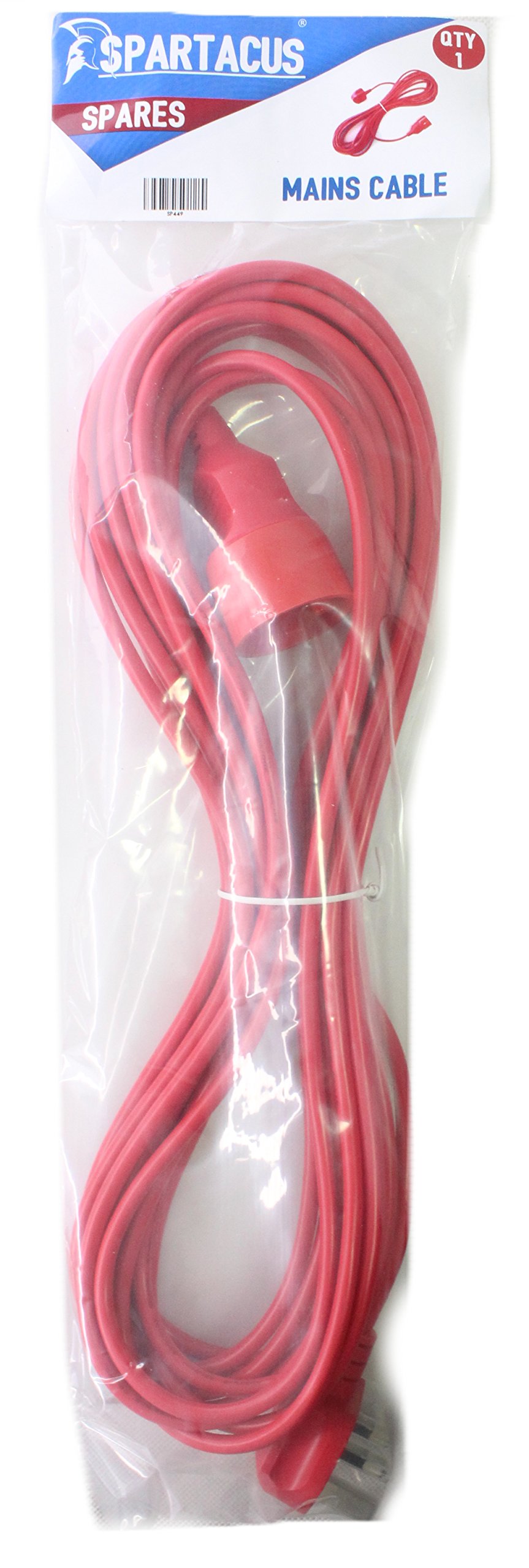 Spartacus SP449 Garden Mains Power Cable Fits Qualcast GT2551 MEB1334M MEH1633