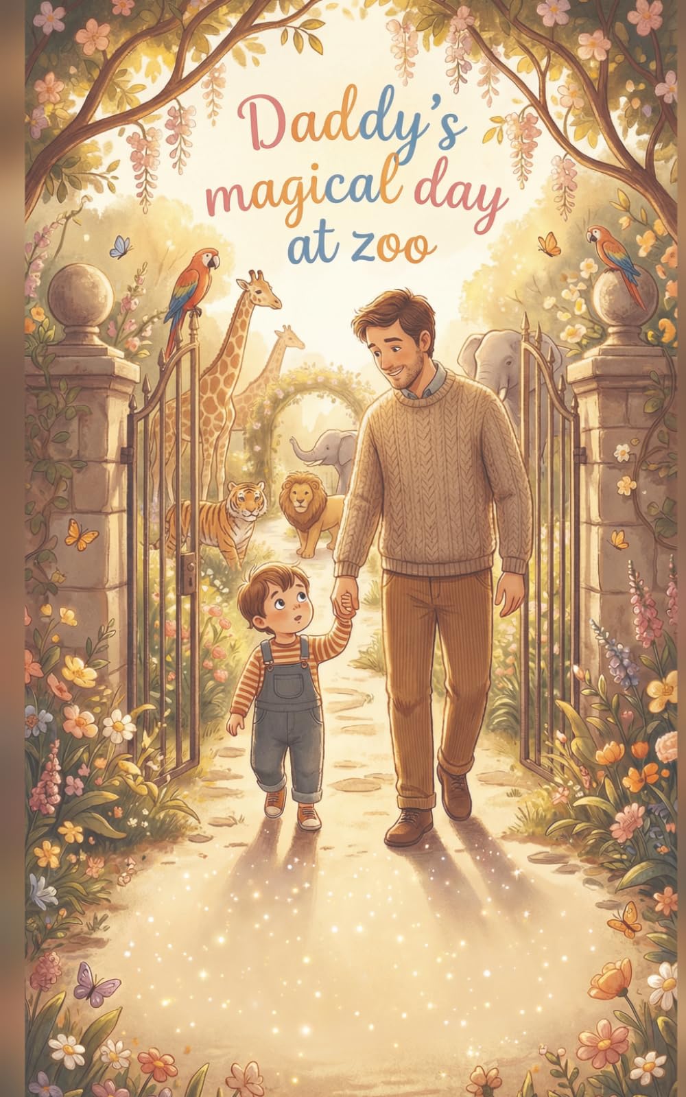 Daddy's Magical day at Zoo.: A Heartwarming Animal Adventure with Fun Facts for Little Explorers