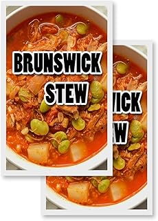 Brunswick Stew (2-Pack) 24" x 36" Vinyl Decals | Sign Insert Peel & Stick Decals Stickers Window Signs