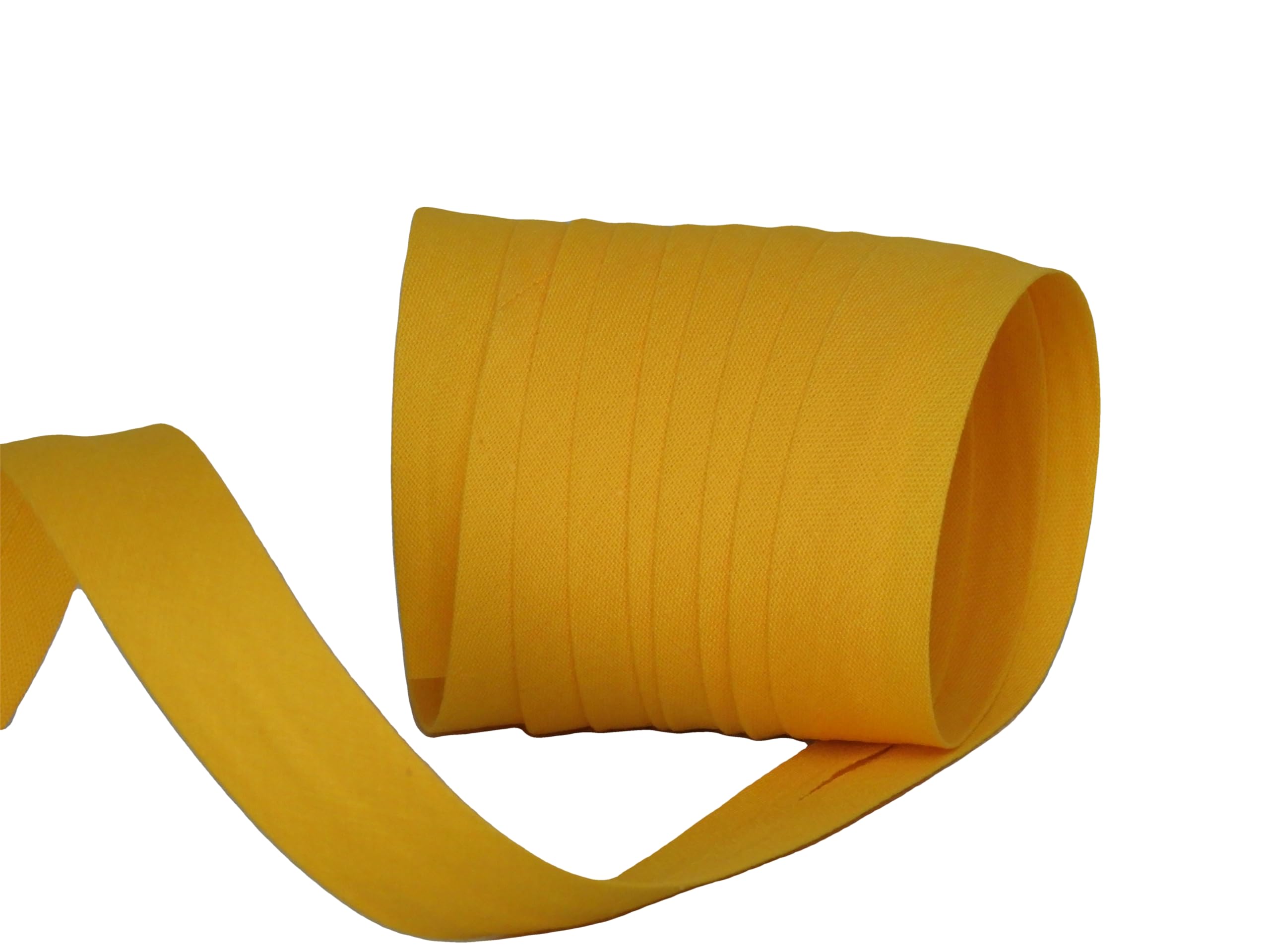 Nastro Sbieco Tinta Unita Oro - 20 Mm (2 Metri) - Per Cucito E Creazioni