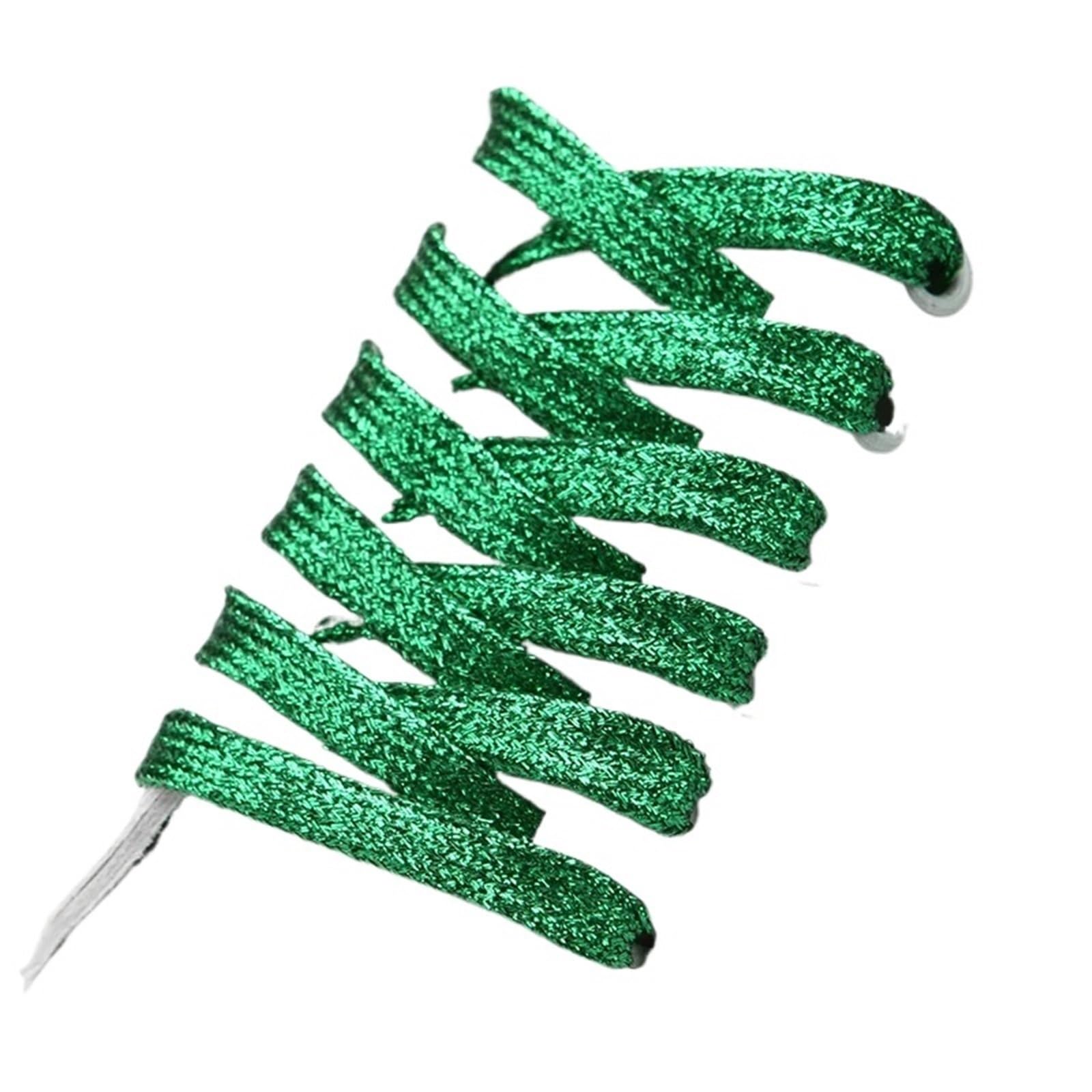5 pares de cordones brillantes dorados y plateados for zapatillas, botas zapatos Para Sneaker