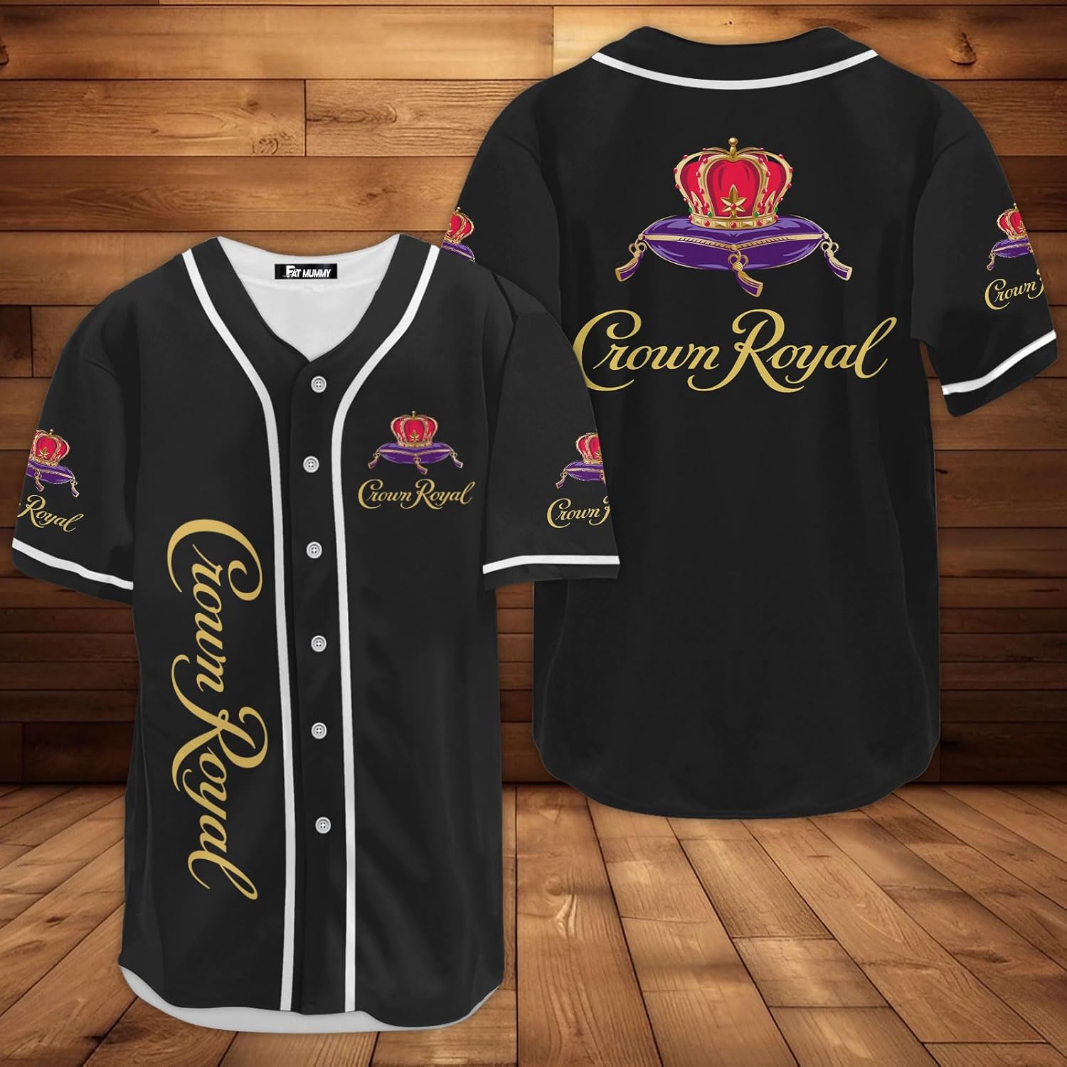 XXME Crown Fan Baseball Jersey Shirt, Crown Lovers Shirt Sports Uniform - Image 3