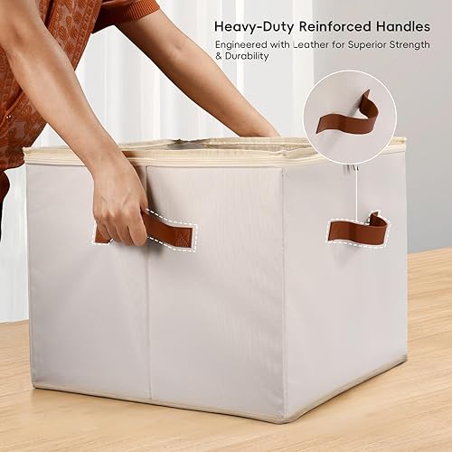 Miniatura 28 de Organizador de Zapatos para Closet, Paquete de 2 Contenedores de Almacenamiento de Zapatos con Cubierta Transparente, Divisores Ajustables que Caben