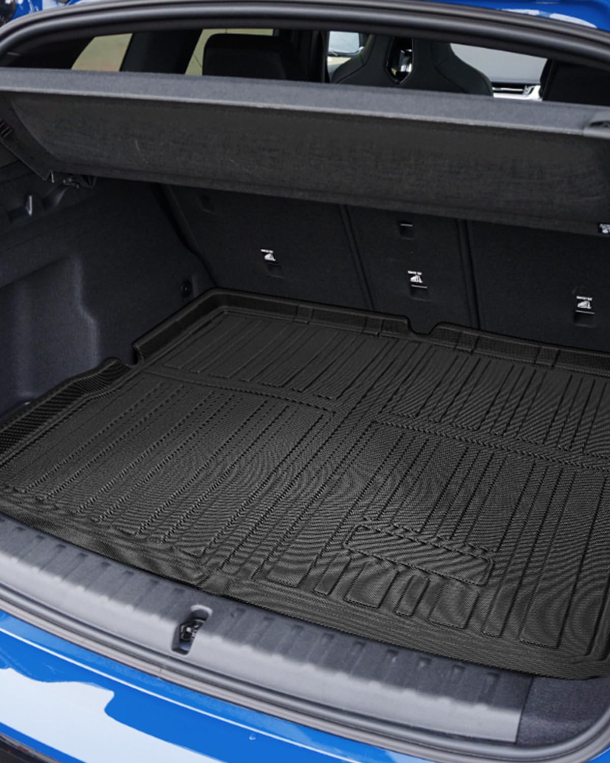 TPE Kofferraummatte BMW X1 Mild Hybrid PHEV / iX1 EV 2023-2026 | Hinten Kofferraum Schutzmatte Original, Kofferraumschutz mit Hohem Rand, Rutschfestes und Wasserdichtes