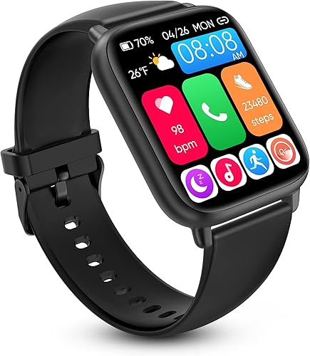 Relojes inteligentes con seguimiento de actividad física con dial de llamadas Bluetooth y respuesta, reloj inteligente 2023 para teléfonos Android