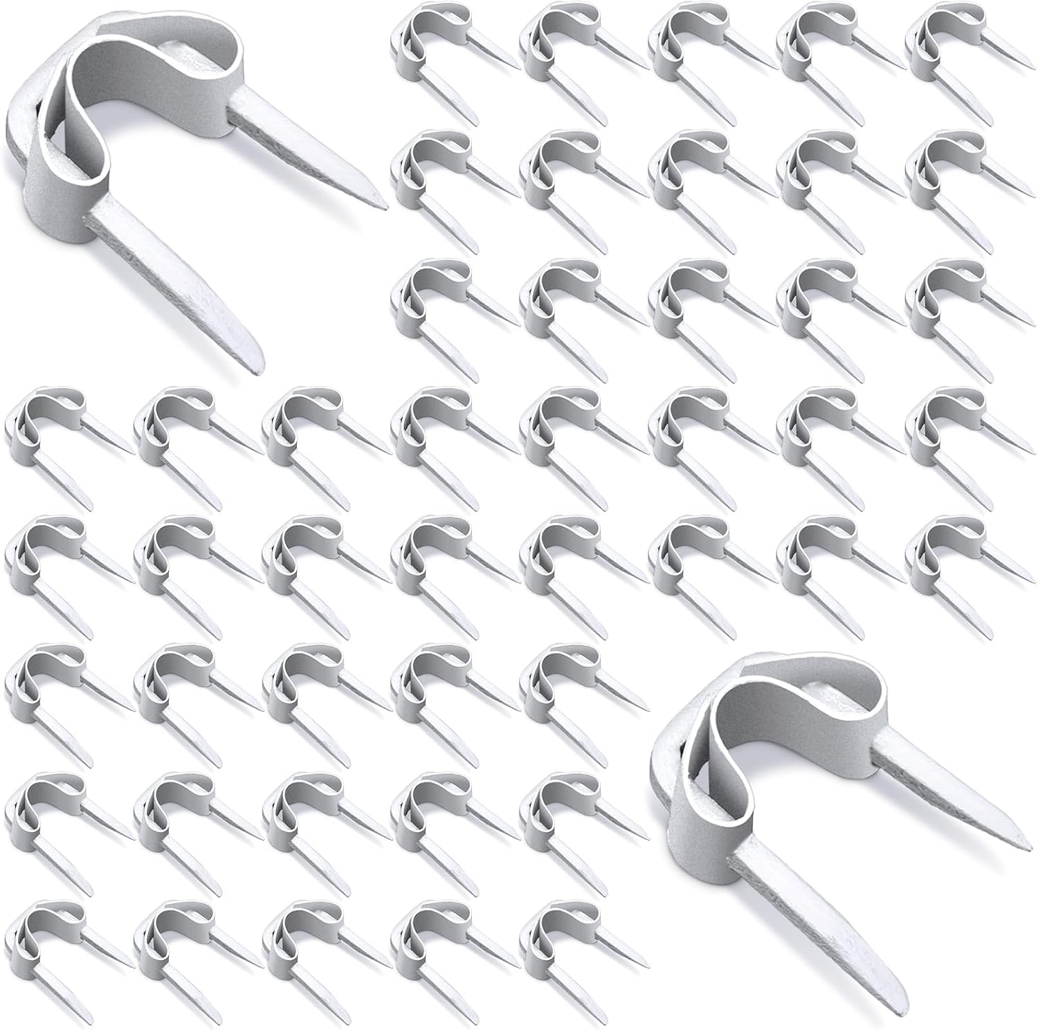 Tandefio 200 Pcs Electrical Wire Staples U Type 1/8 Inch Insulated