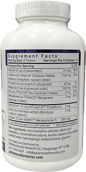 Patient One OsteoOne | Supplement to Support Bone Health and Calcium Absorption* | with Calcium, Vitamins D3 and K2 and More | 120 Tablets