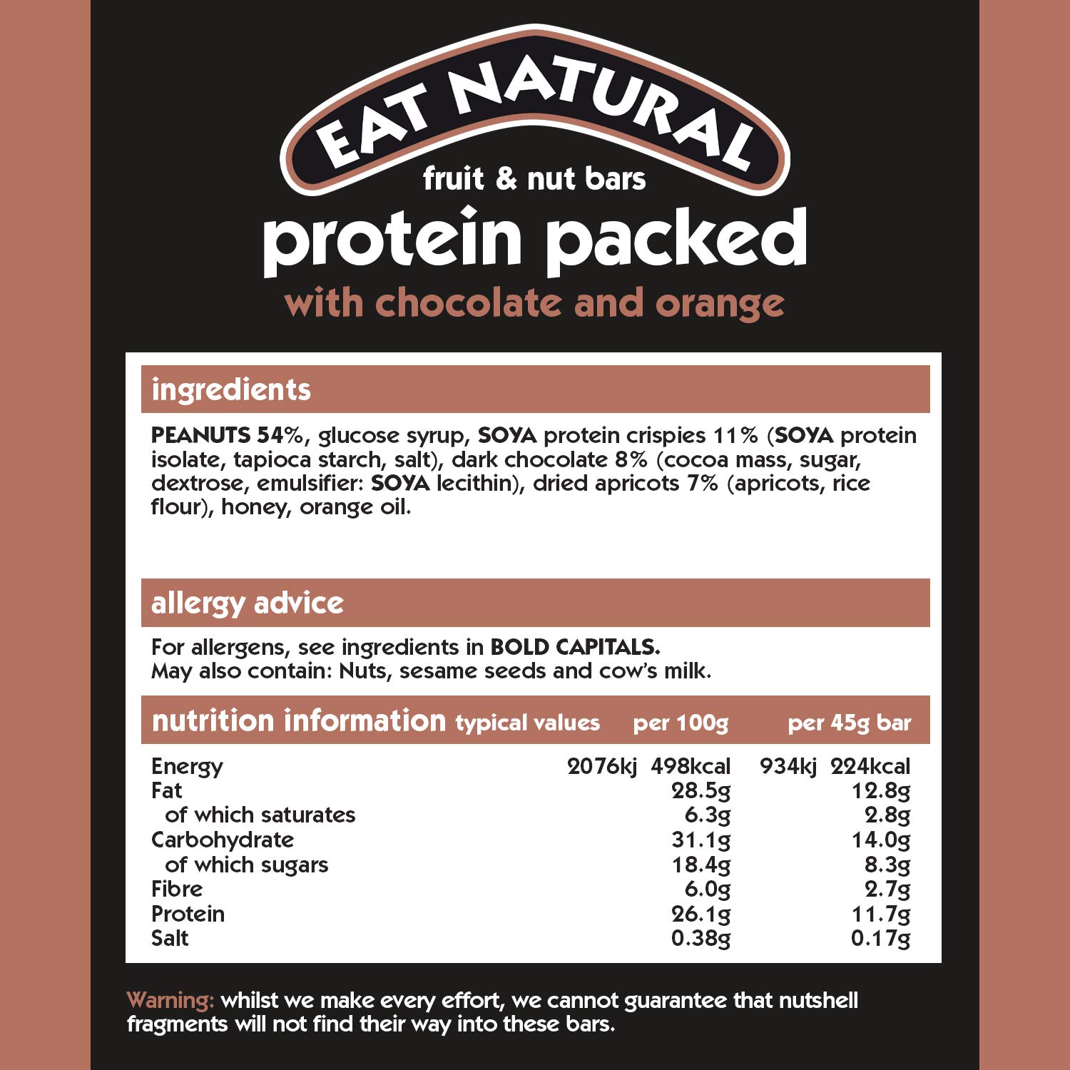 Buy Eat Natural Protein Packed Chocolate & Orange Fruit & Nut Cereal